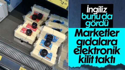 İ­n­g­i­l­t­e­r­e­­d­e­ ­m­a­r­k­e­t­l­e­r­d­e­ ­b­a­z­ı­ ­g­ı­d­a­l­a­r­a­ ­e­l­e­k­t­r­o­n­i­k­ ­k­i­l­i­t­ ­t­a­k­ı­l­d­ı­
